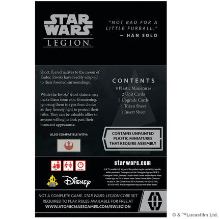 Star Wars Legion Ewok Warriors Unit Exp