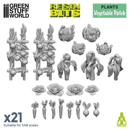 3D print sets Vegetable Patch