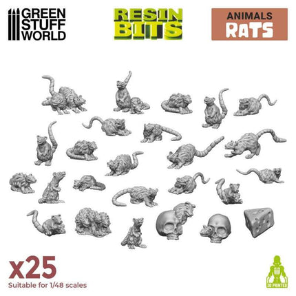3D print sets Small Rats