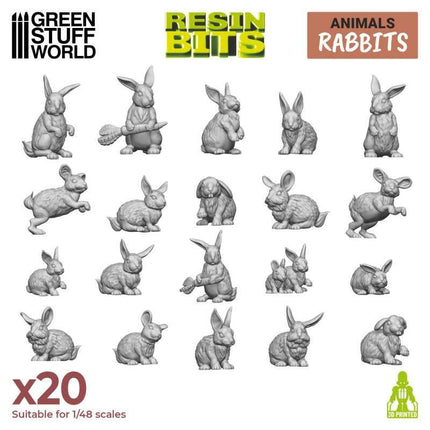 3D print sets Rabbits