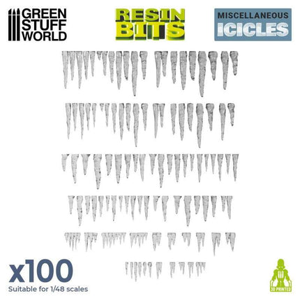 3D Print Set - Resin Stalactites and Icicles
