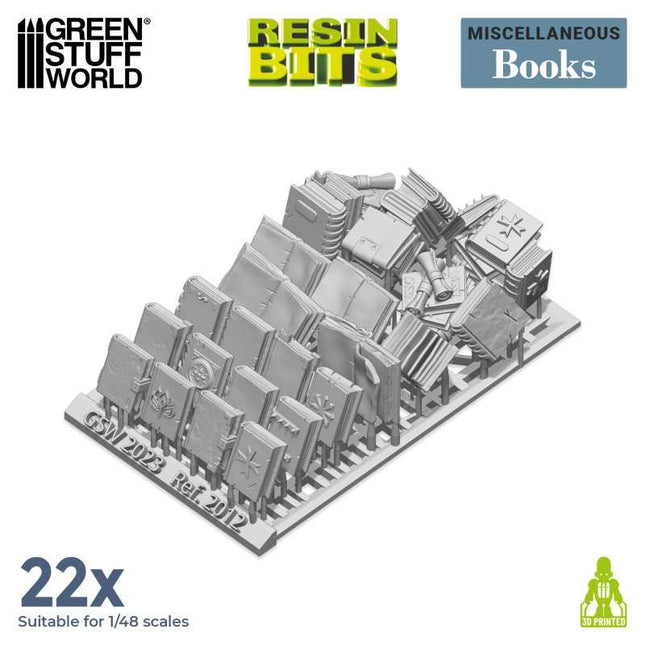 3D Print Set - Resin books