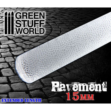 Rolling pin Pavement 15mm - figuur roller Bestrating 15mm