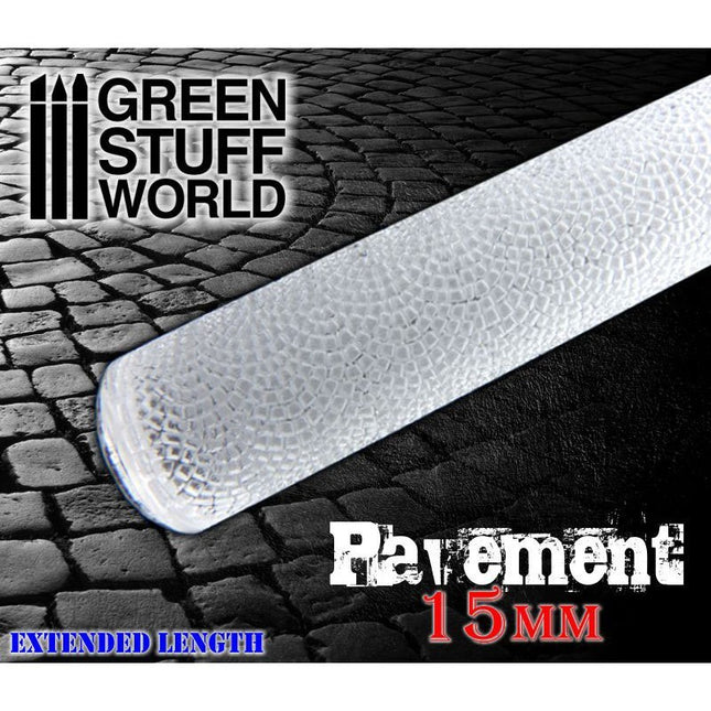 Rolling pin Pavement 15mm - figuur roller Bestrating 15mm