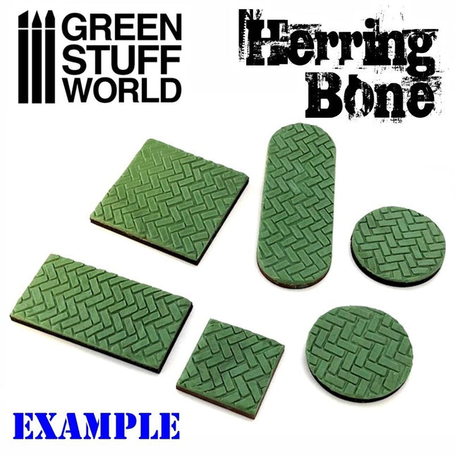 Rolling pin Herringbone - figuur roller Visgraatpatroon