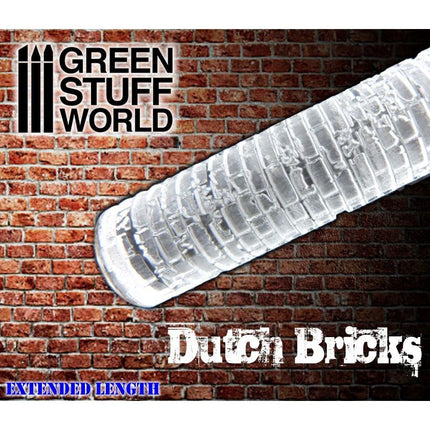 Rolling pin Dutch bricks - figuur roller Nederlandse klinkers