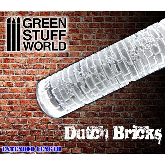 Rolling pin Dutch bricks - figuur roller Nederlandse klinkers