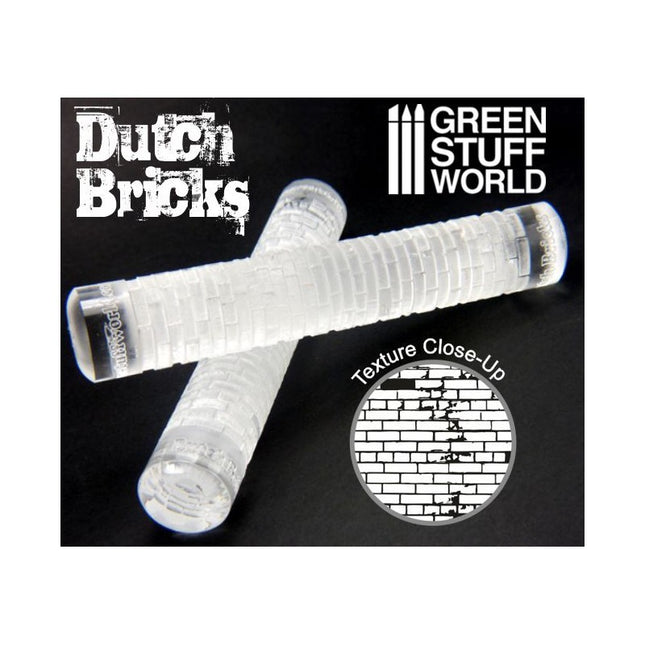 Rolling pin Dutch bricks - figuur roller Nederlandse klinkers