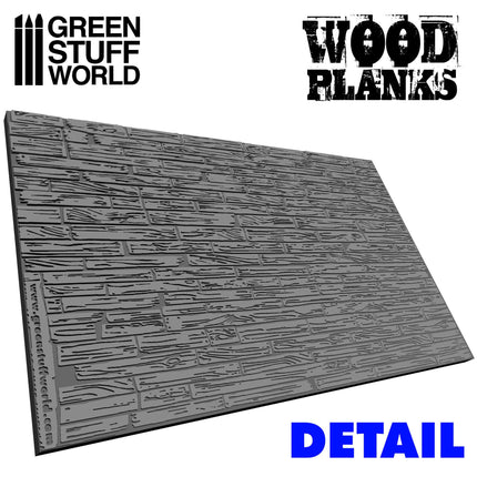 Rolling pin Wood Planks - figuur roller Houten planken