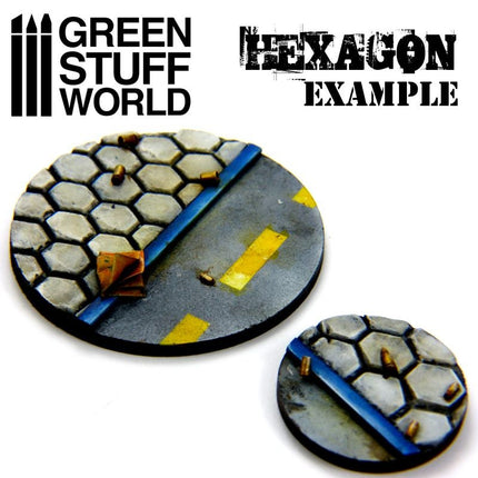Rolling pin Hexagons - figuur roller Zeshoekig