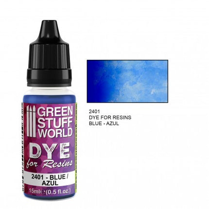 Dye for resin Blue - Blauwe kleurstof voor resin&epoxy 15ml