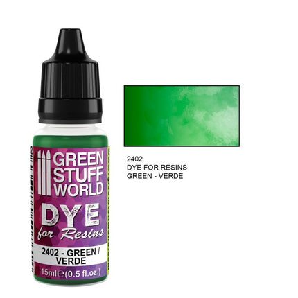 Dye for resin Green - Groene kleurstof voor resin&epoxy 15ml
