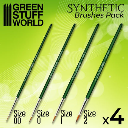 Synthetishe Penselen set GreenStuffWorld
