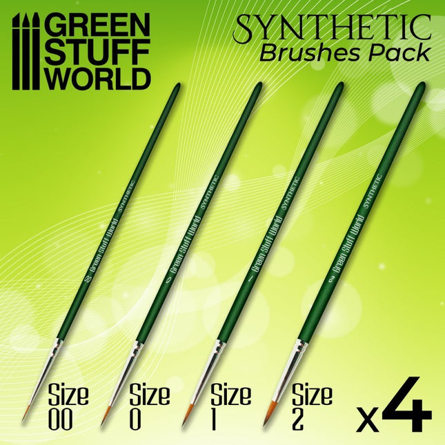 Synthetishe Penselen set GreenStuffWorld