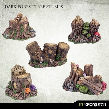 Dark Forest Tree Stumps (5st)