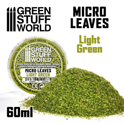 Miniatuur blaadjes licht groen 60ml - Micro leaves light green