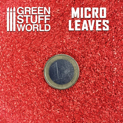 Miniatuur blaadjes Rood 60ml - Micro leaves Red