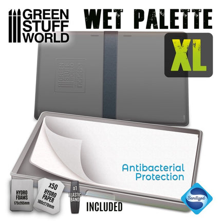 Wet Palette XL (1 palette/2 foam sponzen/50 vellen)