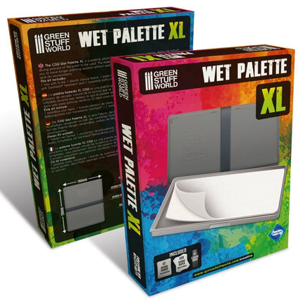 Wet Palette XL (1 palette/2 foam sponzen/50 vellen)