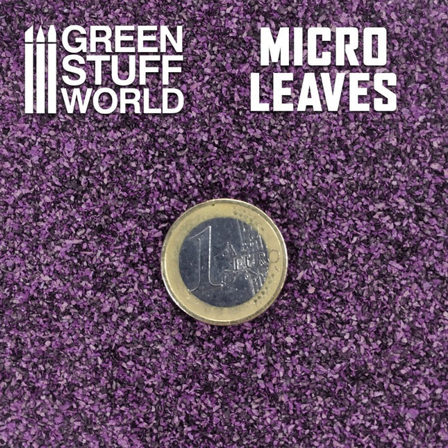 Miniatuur blaadjes donker paars 60ml - Micro leaves dark violet