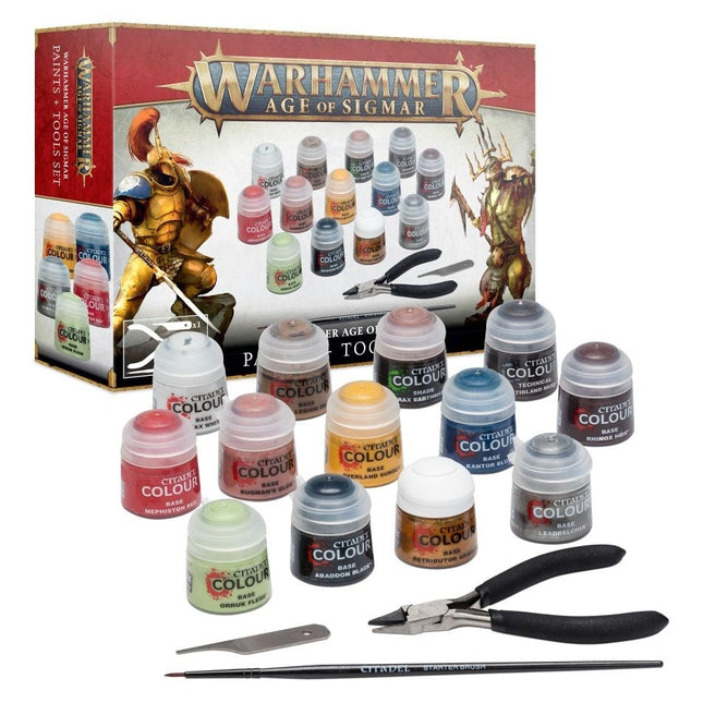 Warhammer Age of Sigmar Paints & tools set