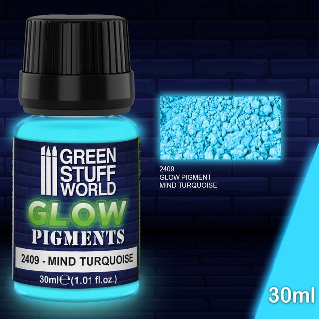 Mind Turquoise pigment Glow in the Dark 30ml