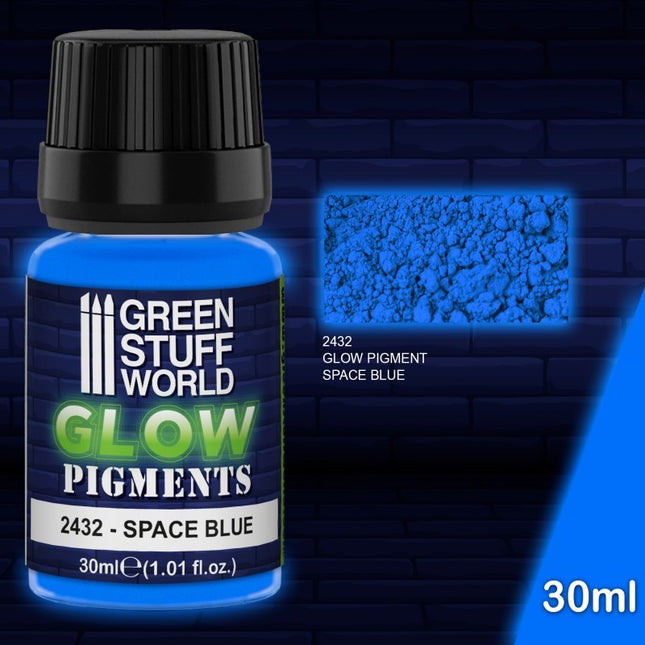 Space Blue pigment Glow in the Dark 30ml