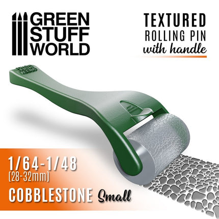 Rolling pin with handle Cobblestone small