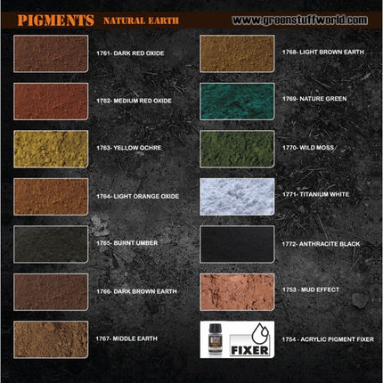 Pigment Dark brown Earth (bruin) (30ml)