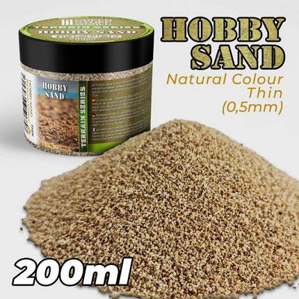 Hobbyzand Naturel 0.5mm (200ml)