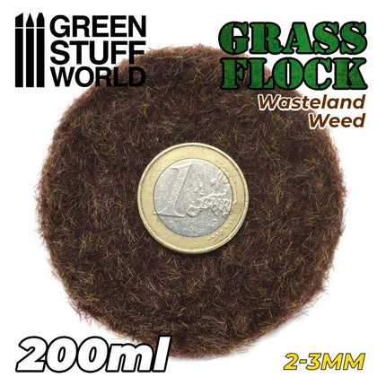 Wasteland weed Static grass flock 2-3mm 200ml