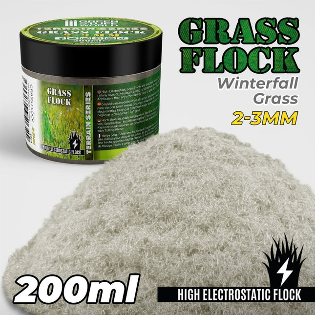 Winterfall grass static grass flock 2-3mm 200ml