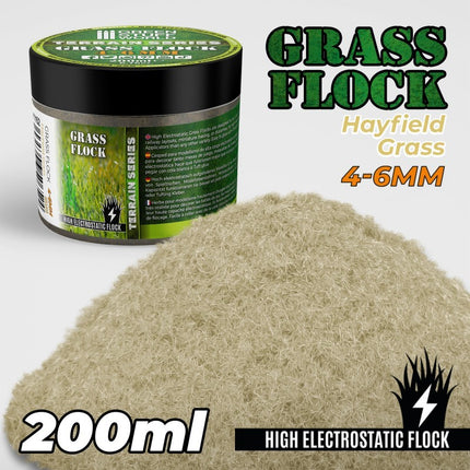 Hayfield grass Static grass flock 4-6mm 200ml