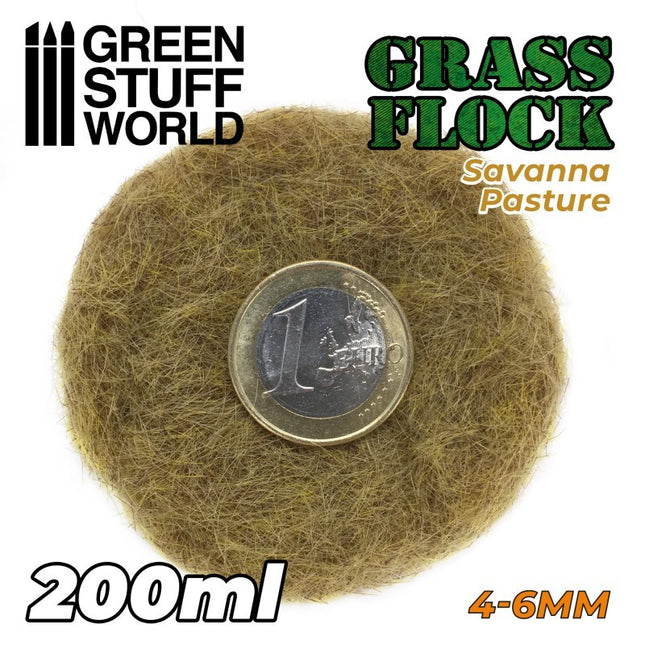 Savanna pasture Static grass flock 4-6mm 200ml