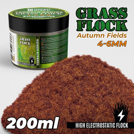 Autumn fields Static grass flock 4-6mm 200ml
