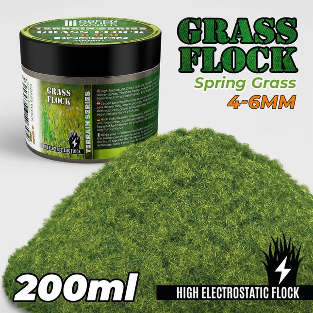 Spring grass Static grass flock 4-6mm 200ml