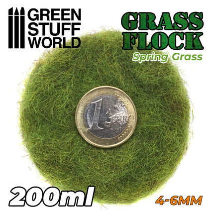 Spring grass Static grass flock 4-6mm 200ml