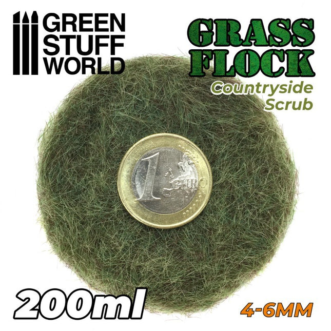 countryside scrub Static grass flock 4-6mm 200ml