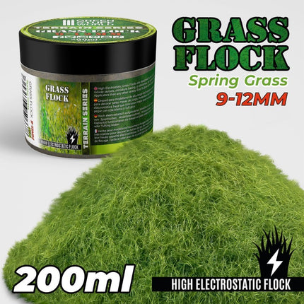 spring grass Static grass flock 9-12mm 200ml