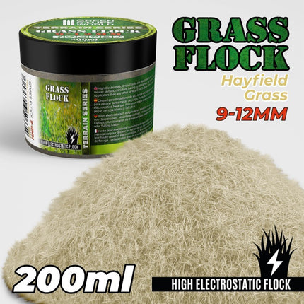 hayfield grass static grass flock 9-12mm 200ml