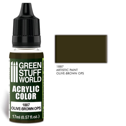 Olive-Brown Ops 17ml Acrylic Color 1887