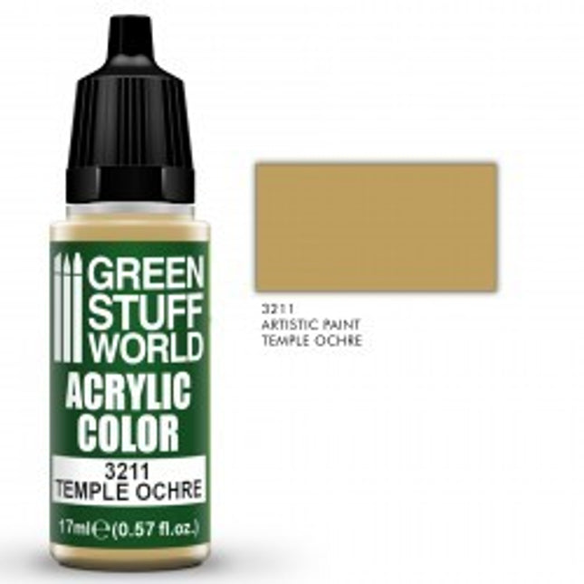 Temple Ochre 17ml Acrylic Color 3211