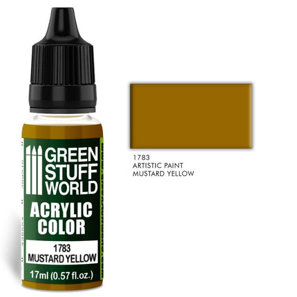 Mustard Yellow 17ml Acrylic Color 1783