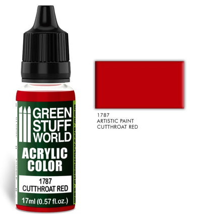 Cutthroat Red 17ml Acrylic Color 1787