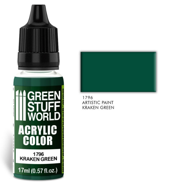Kraken Green 17ml Acrylic Color 1796