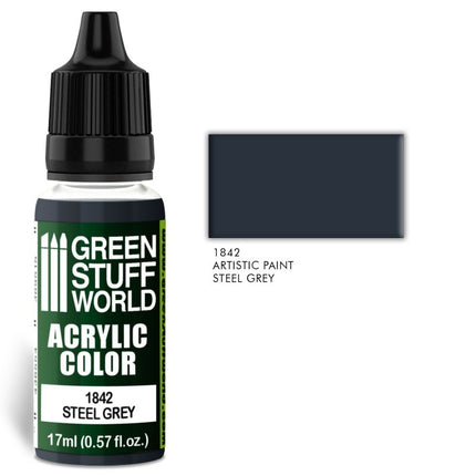 Steel Grey 17ml Acrylic Color 1842