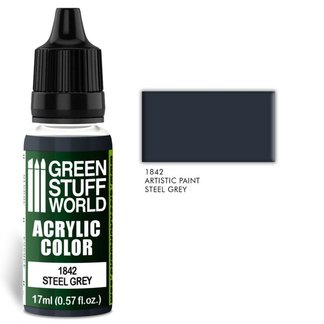 Steel Grey 17ml Acrylic Color 1842