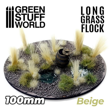 Long Grass Flock 100mm - Beige