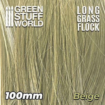 Long Grass Flock 100mm - Beige