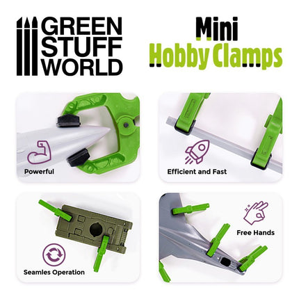 Mini hobby clamps x6